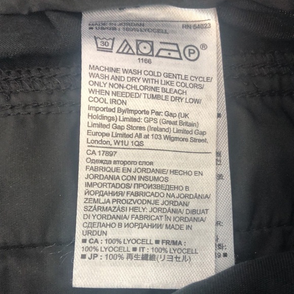 Banana Republic Black Lyocell Jogger Pants Small - Picture 6 of 10